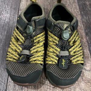 Chaco Kids Water Shoes - Olive and Yellow